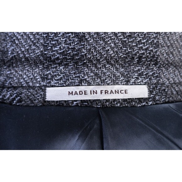 Yves Saint Laurent YSL Mens Size 40R Sport Coat Blazer Vintage Textured Blue EUC - Picture 13 of 14